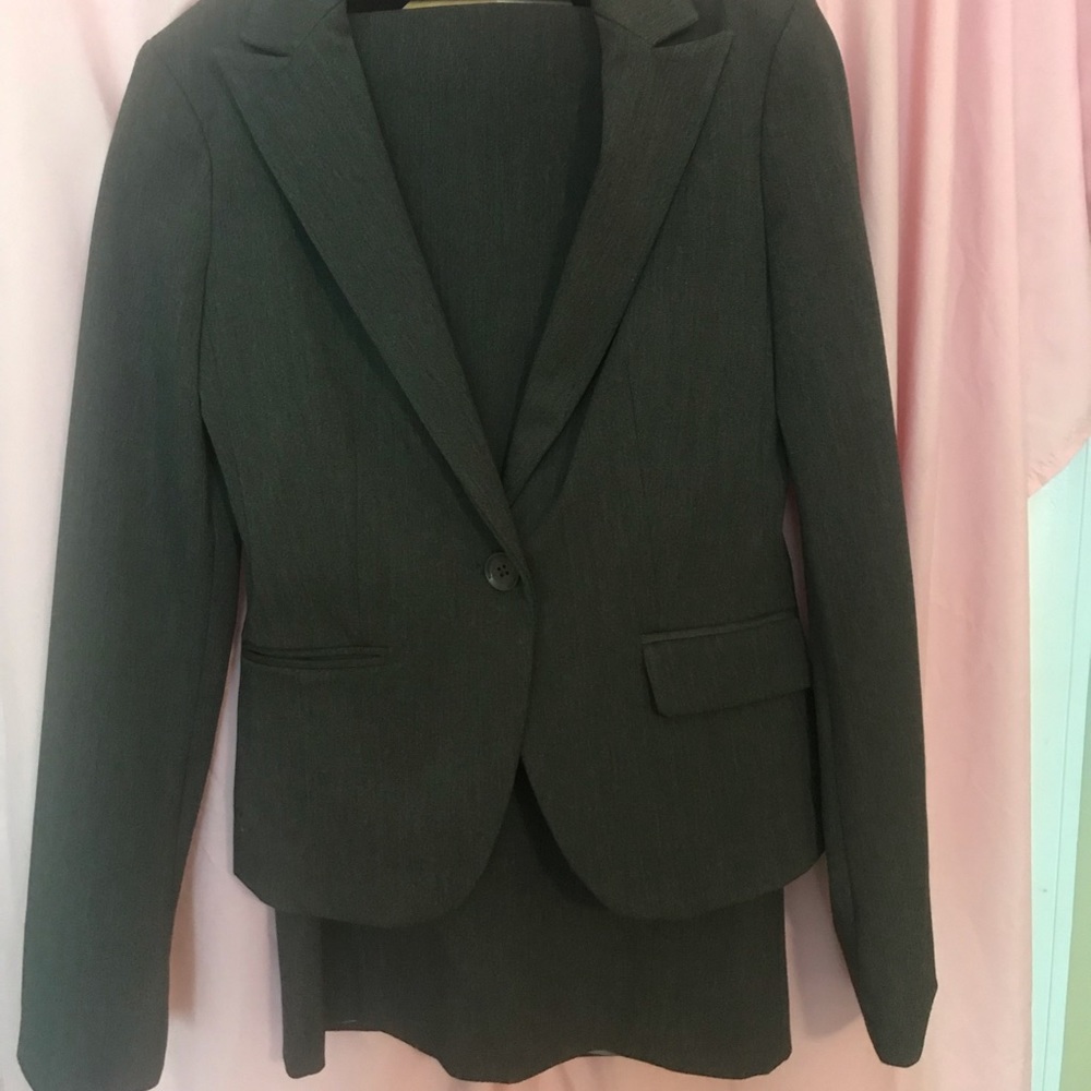 Express grey work suit jacket! Size 0!